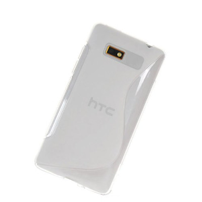 Силиконови гърбове Силиконови гърбове за HTC Силиконов гръб ТПУ S-Case за HTC Desire 600 прозрачен